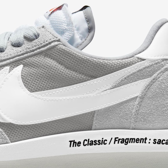 🎉Nike x Sacai x Fragment LDWaffle Sneaker Ltd Ed. Grey/White Men 9/Women 10.5 - Picture 11 of 16